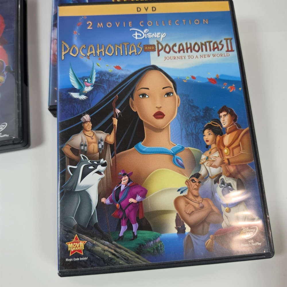 Disney Classics DVD Lot 12 Movies 10 Cases Cinderella Peter Pan Little Mermaid - Picture 5 of 11